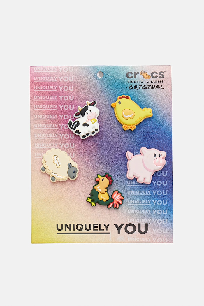 Διακοσμητικά για υποδήματα Crocs Farm Friend Animals 5-pack πολύχρωμο 10015763.Farm