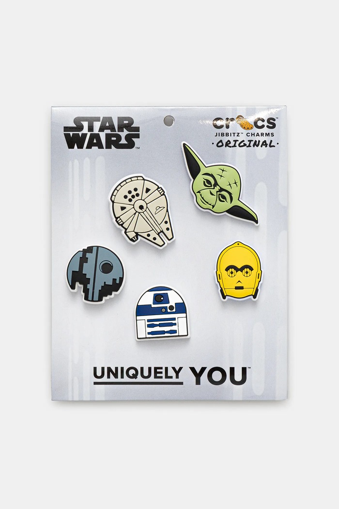 Crocs jibbitz pentru încălțăminte Star Wars 5-pack alb 10012077