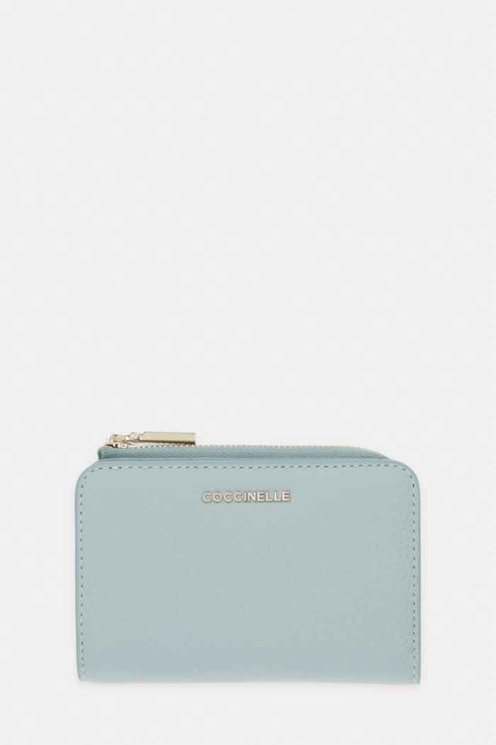 Coccinelle novčanik kožni METALLIC SOFT tirkizna MW5.11.D1.01