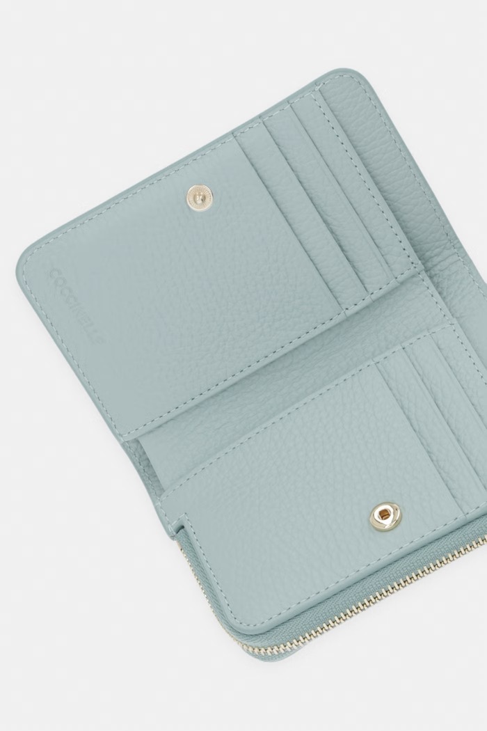 Dodaci Coccinelle novčanik kožni METALLIC SOFT MW5.11.D1.01 tirkizna