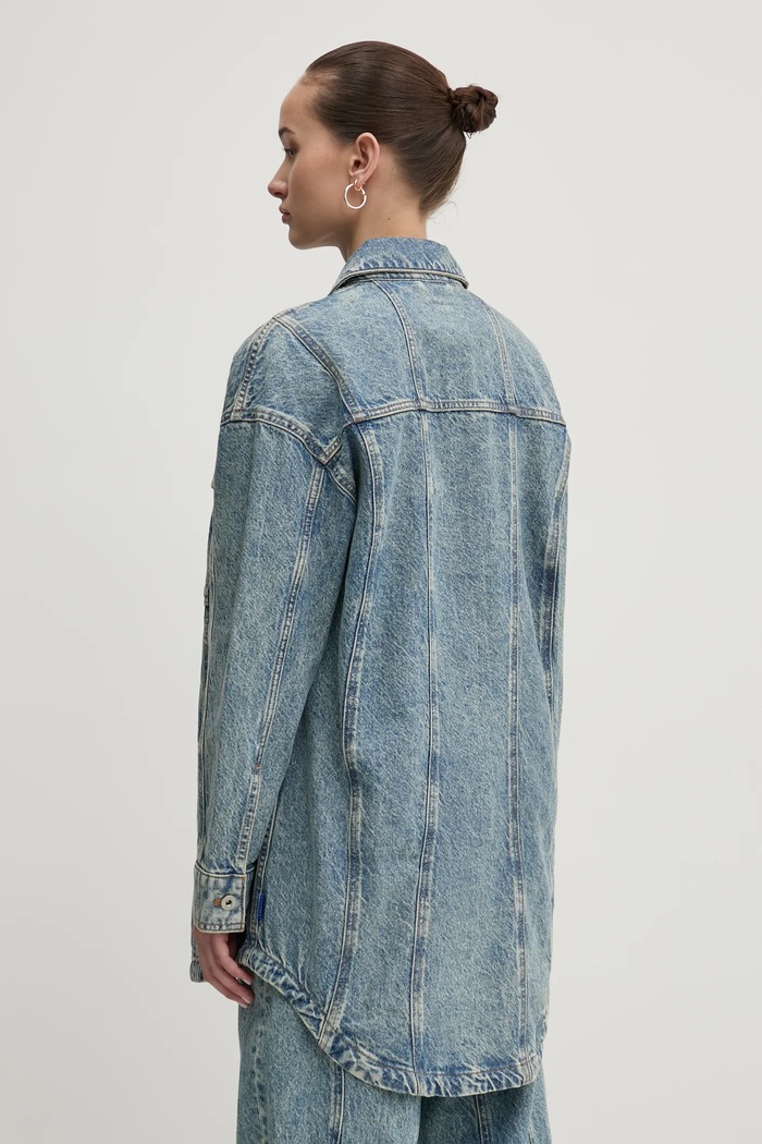 Odzież HUGO Blue koszula jeansowa 50531715 niebieski