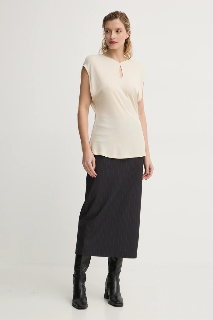 Bluza Bruuns Bazaar BBW4214 bež SS25