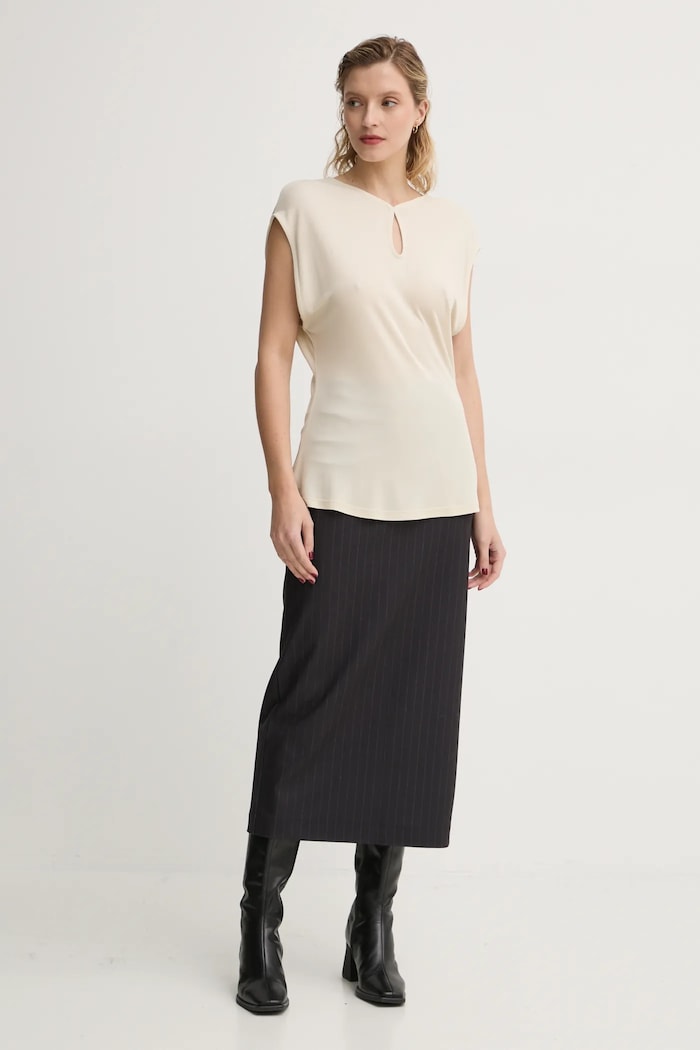 Bluza Bruuns Bazaar BBW4214 bež SS25