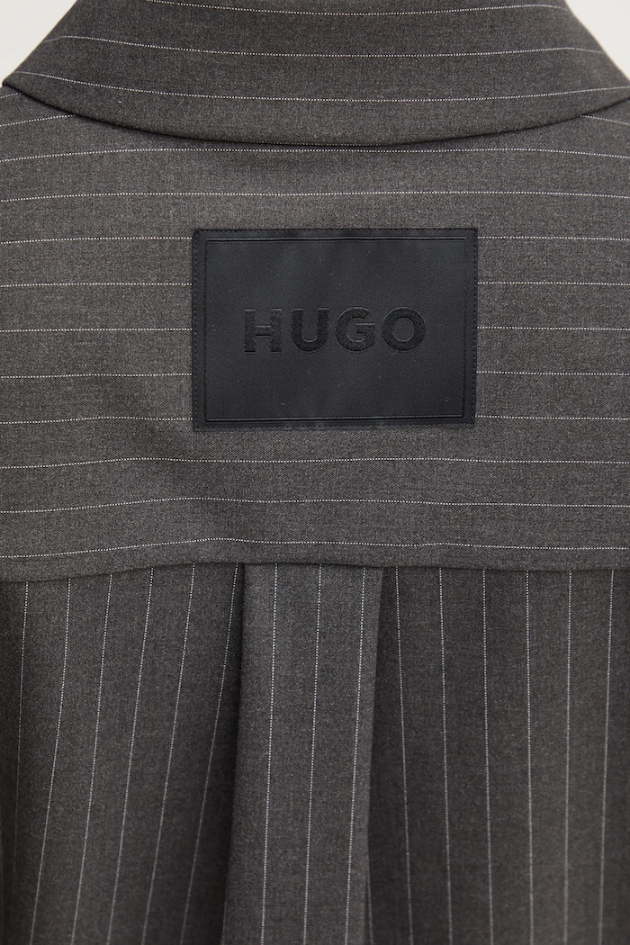 Πουκάμισο HUGO 50531549 γκρί