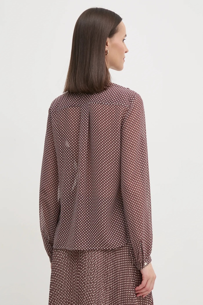 Oblečení Tommy Hilfiger Halenka Tommy Hilfiger WW0WW44047 burgundské