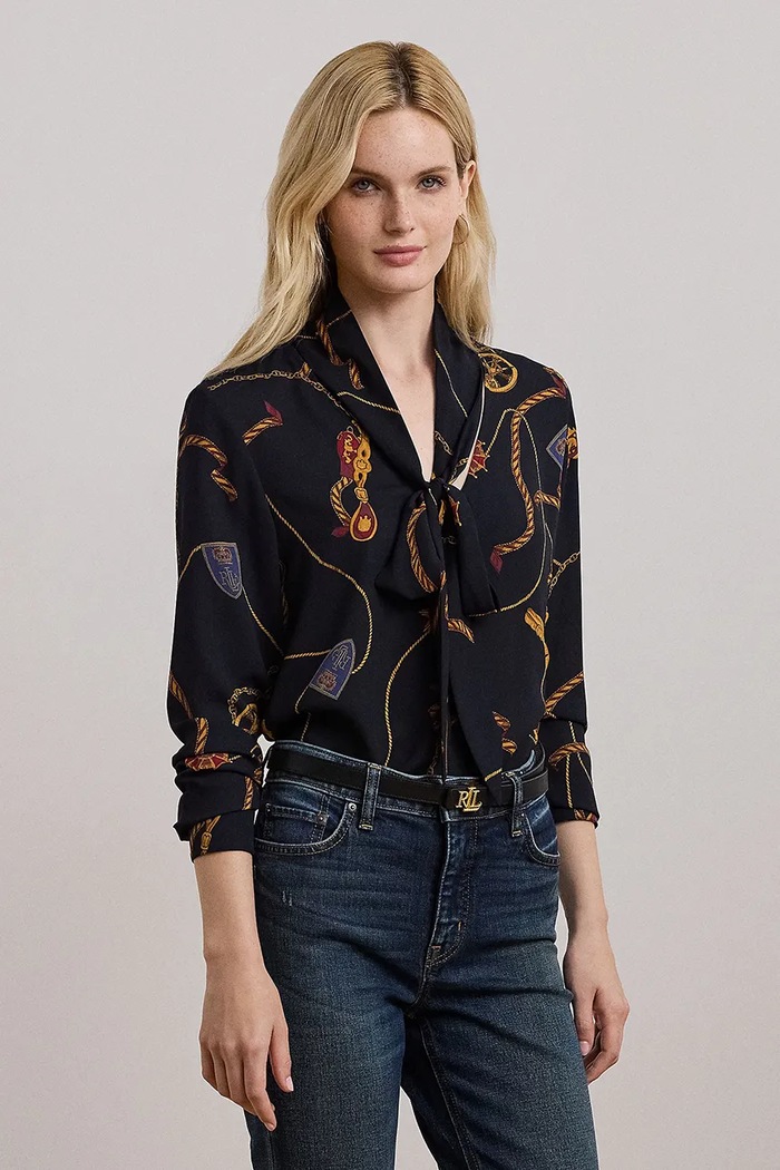 Halenka Lauren Ralph Lauren regular námořnická modř 200957153