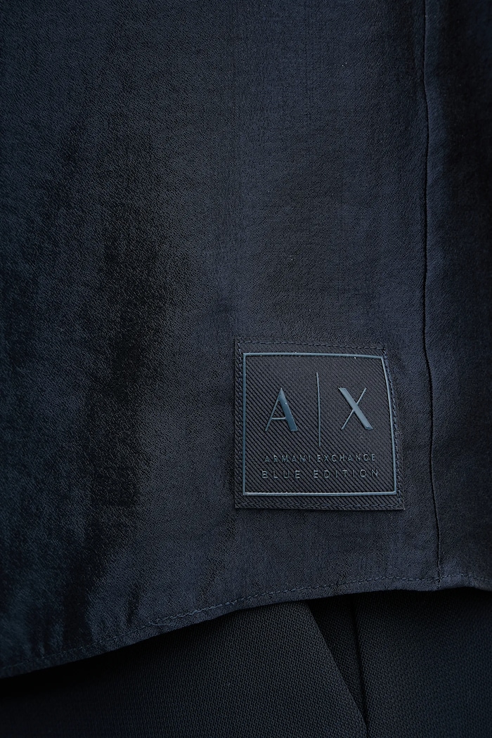 Armani Exchange top XW000426.AF12747 bleumarin