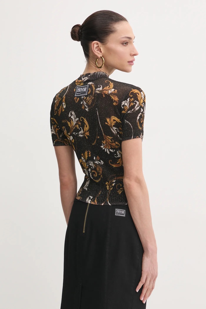 Oblečenie Sveter Versace Jeans Couture 78HAFM07.CMN45 čierna