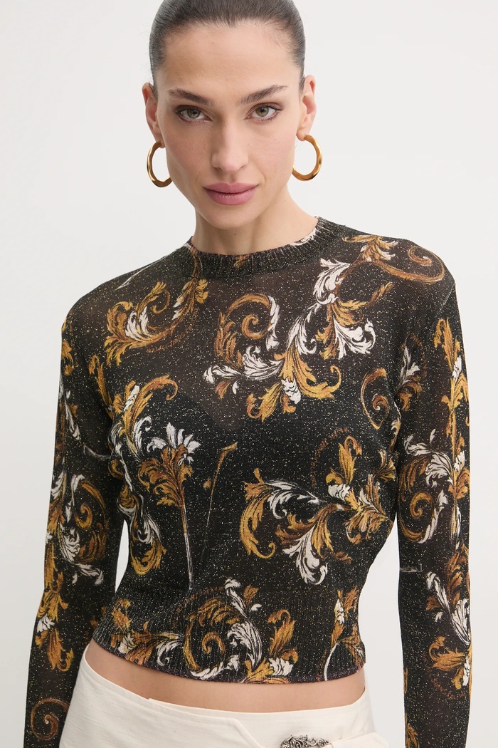 Pulover Versace Jeans Couture crna 78HAFM21.CMN45