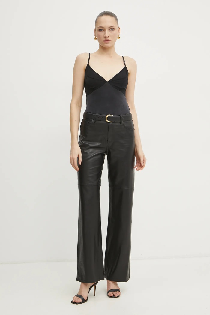 Top Versace Jeans Couture 78HAM212.J0190 crna SS25