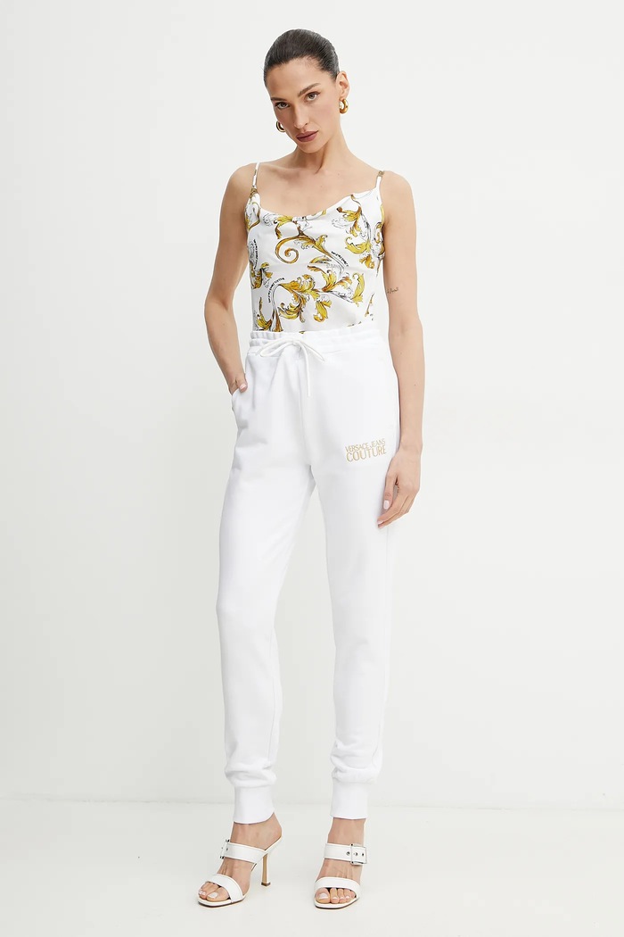 Versace Jeans Couture bluză 78HAM236.NS639 alb SS25
