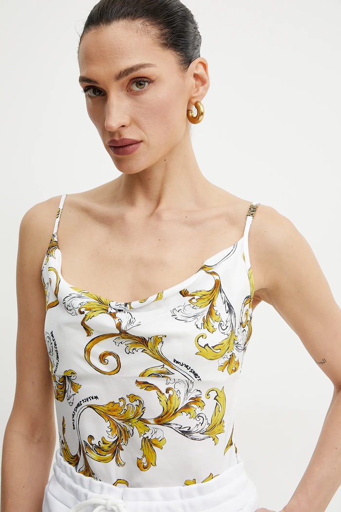 Versace Jeans Couture bluză alb 78HAM236.NS639