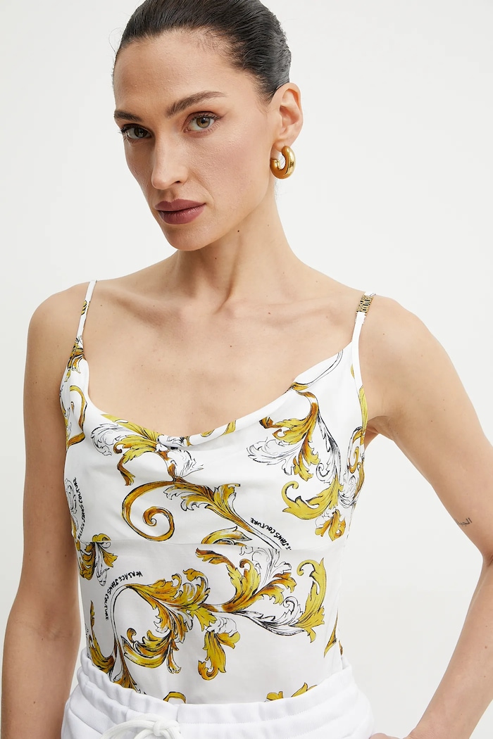 Versace Jeans Couture bluză alb 78HAM236.NS639
