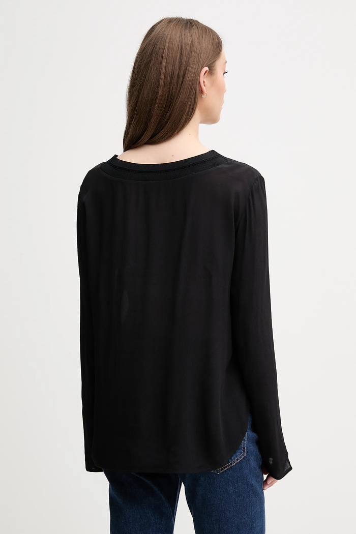 Îmbrăcăminte Sisley Bluză 5IDTLQ08F negru