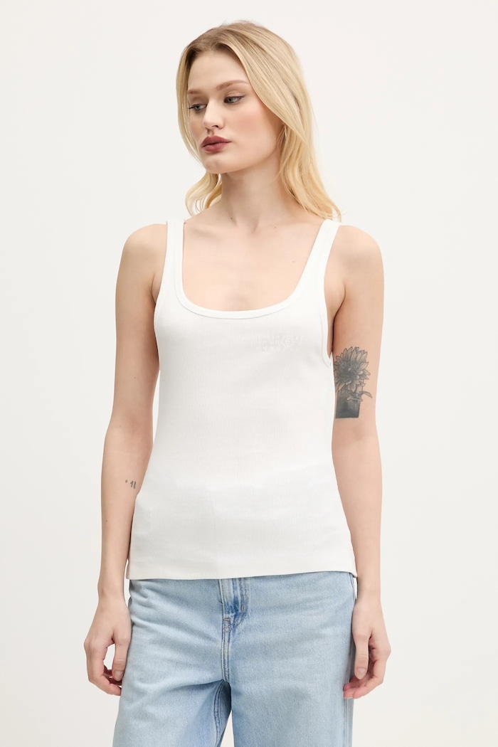 MM6 Maison Margiela tricou din bumbac imprimeu alb S52NL0070.M20054