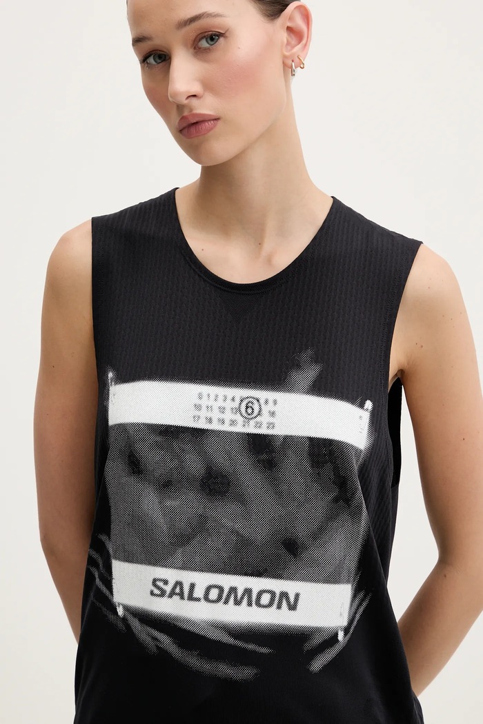 Top MM6 Maison Margiela x Salomon čierna S52NL0071.M20101
