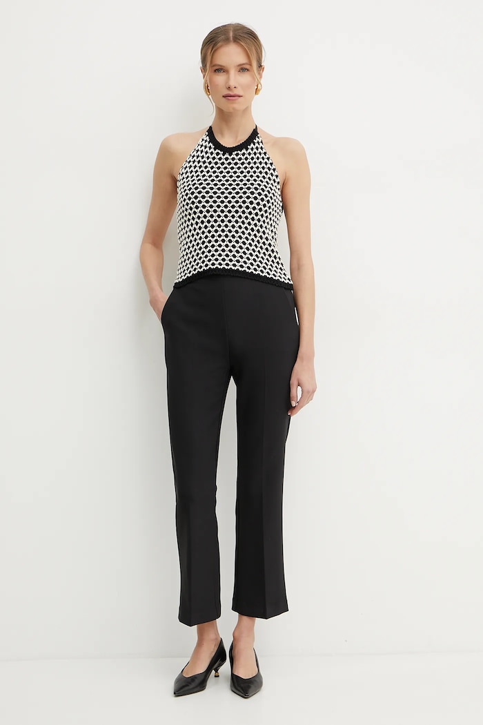 Top Simona Corsellini P25CPTOO04 čierna SS25