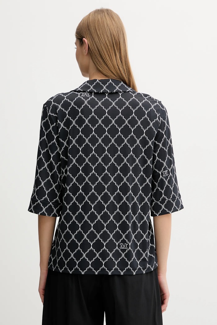 Odzież Max Mara Beachwear t-shirt plażowy 2516951019600 czarny
