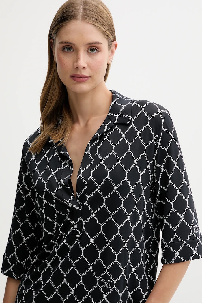 Max Mara Beachwear t-shirt plażowy czarny 2516951019600
