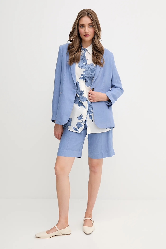 OUI Koszula bawełniana 92934 biały SS25