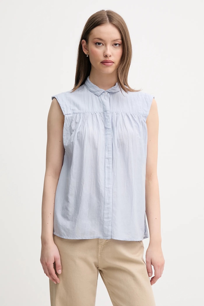 Košeľa Pepe Jeans DERBY jednofarebný modrá PL304996