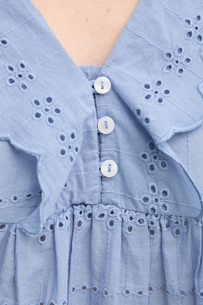 Pepe Jeans bluză din bumbac DAME PL305023 albastru