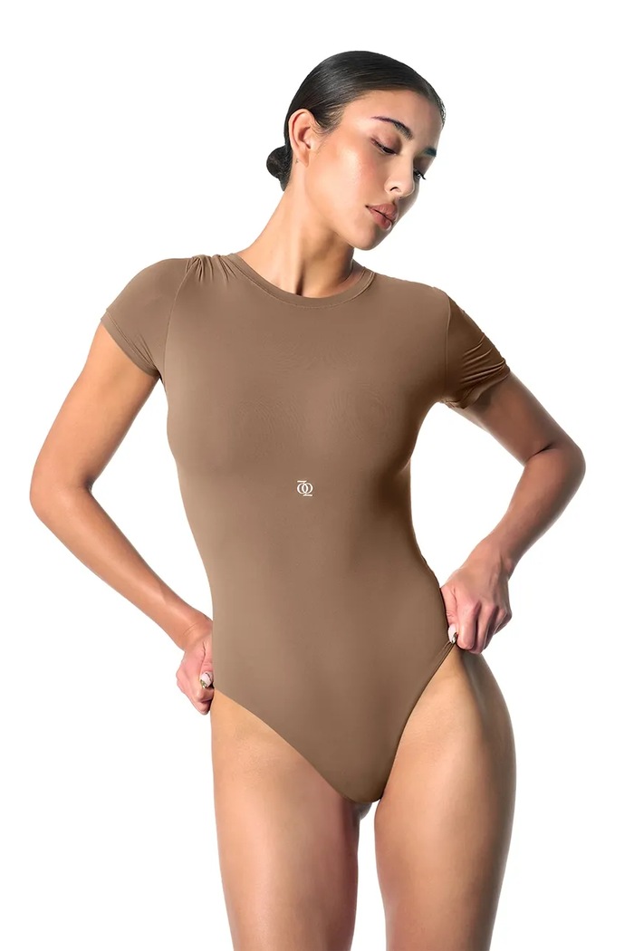 GOD SAVE QUEENS body damskie T-SHIRT BODYSUIT GSQ.139.373 beżowy AA00