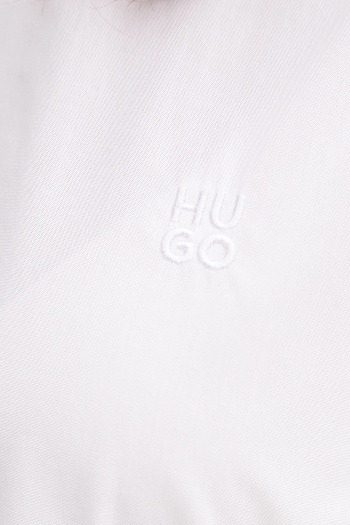 HUGO Cămașă de femei de bumbac 50540156 alb