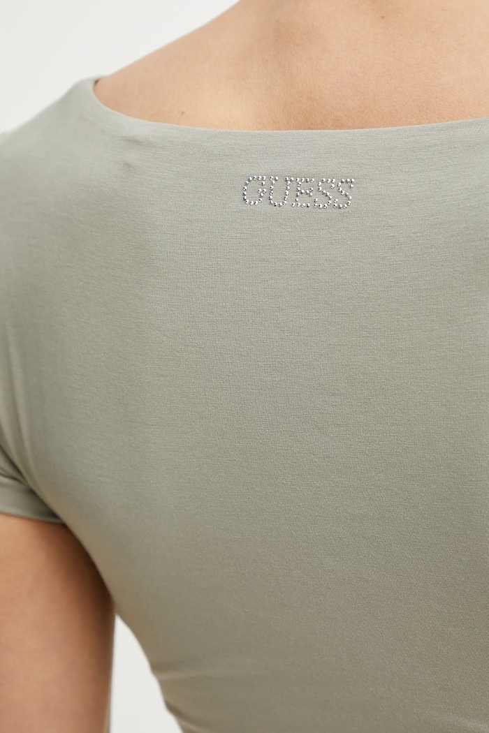 Guess t-shirt CHARLOTTE W5GP15.KACM2 zielony
