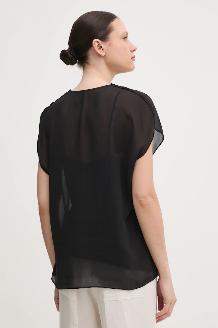 Odzież Calvin Klein bluzka K20K208187 czarny