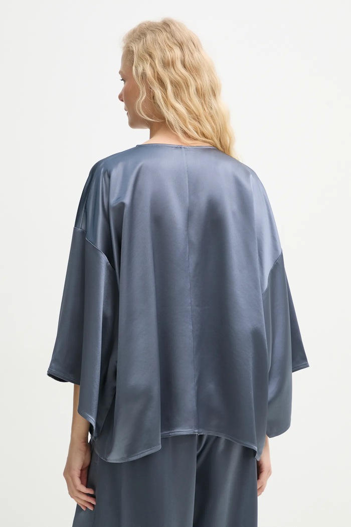 Oblečenie Blúzka By Malene Birger CICIE 102500 modrá