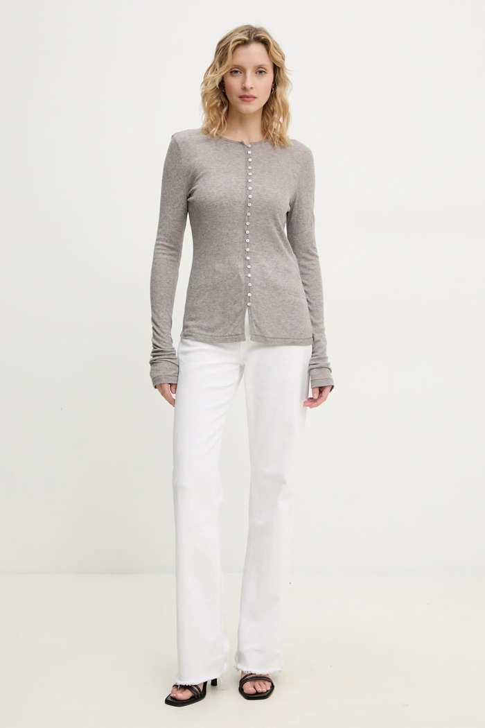 Kardigan s primjesom vune By Malene Birger JANES 103075 smeđa SS25