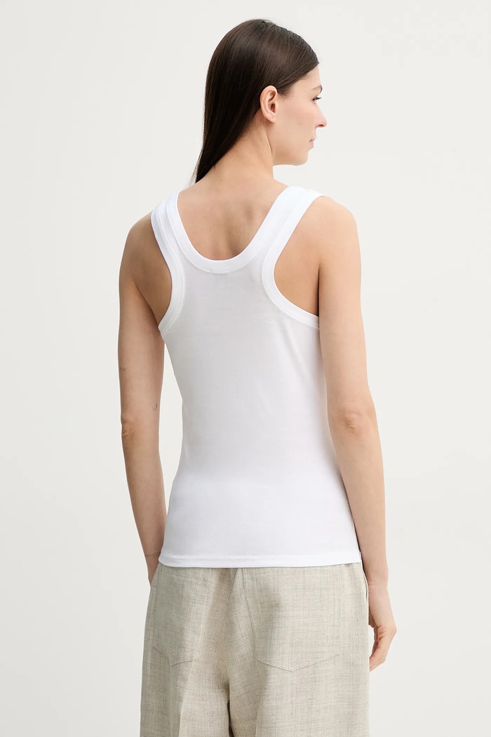 Îmbrăcăminte Herskind top din bumbac Sandra 5581152 alb