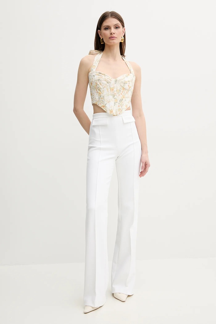 Bardot top POLLIE 59831TB sárga SS25