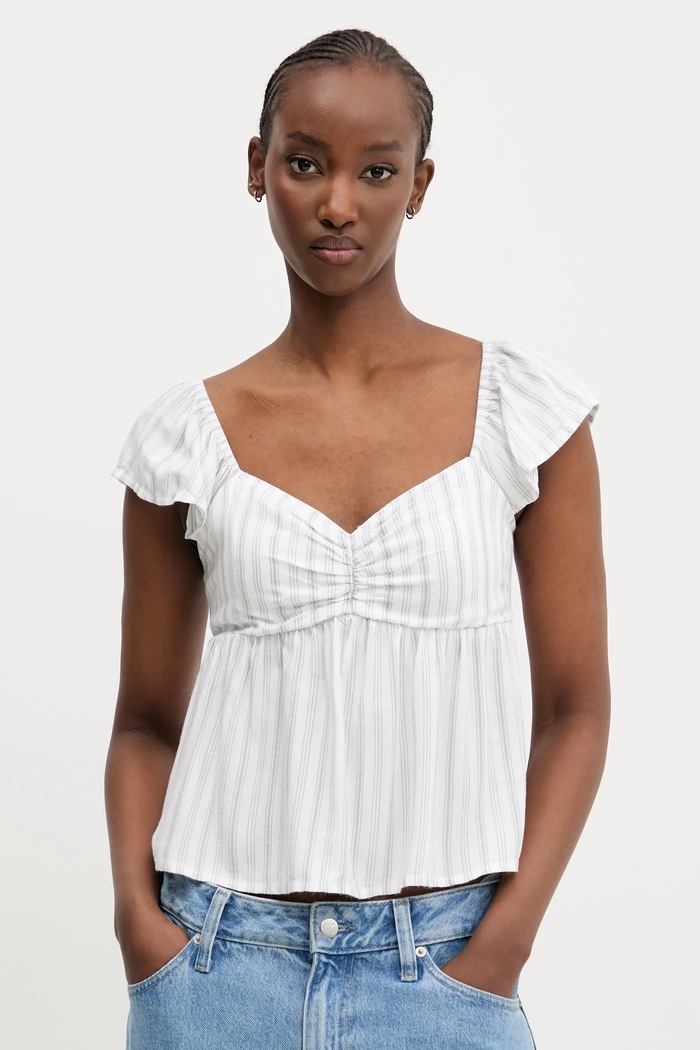 Bluza Hollister Co. casual bijela KI340.5050.104