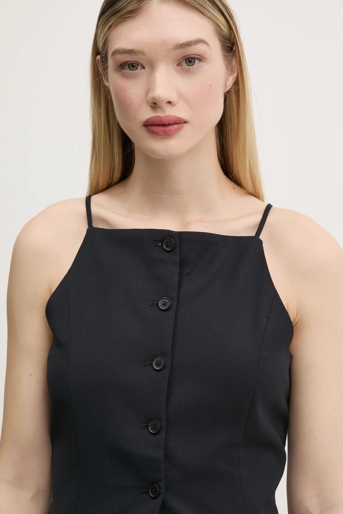 Abercrombie & Fitch top negru KI140.5050.900