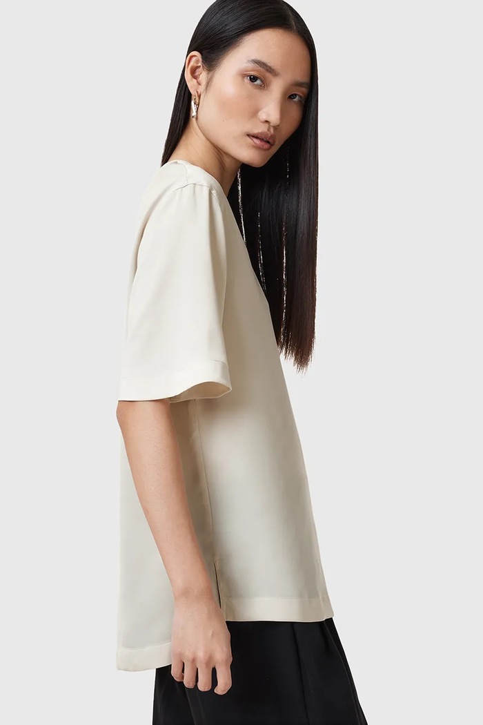 AllSaints bluza AMELIE W032PC bej