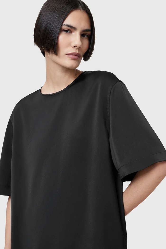AllSaints bluza AMELIE W032PC negru SS25