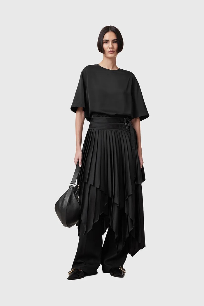 AllSaints bluza AMELIE W032PC negru