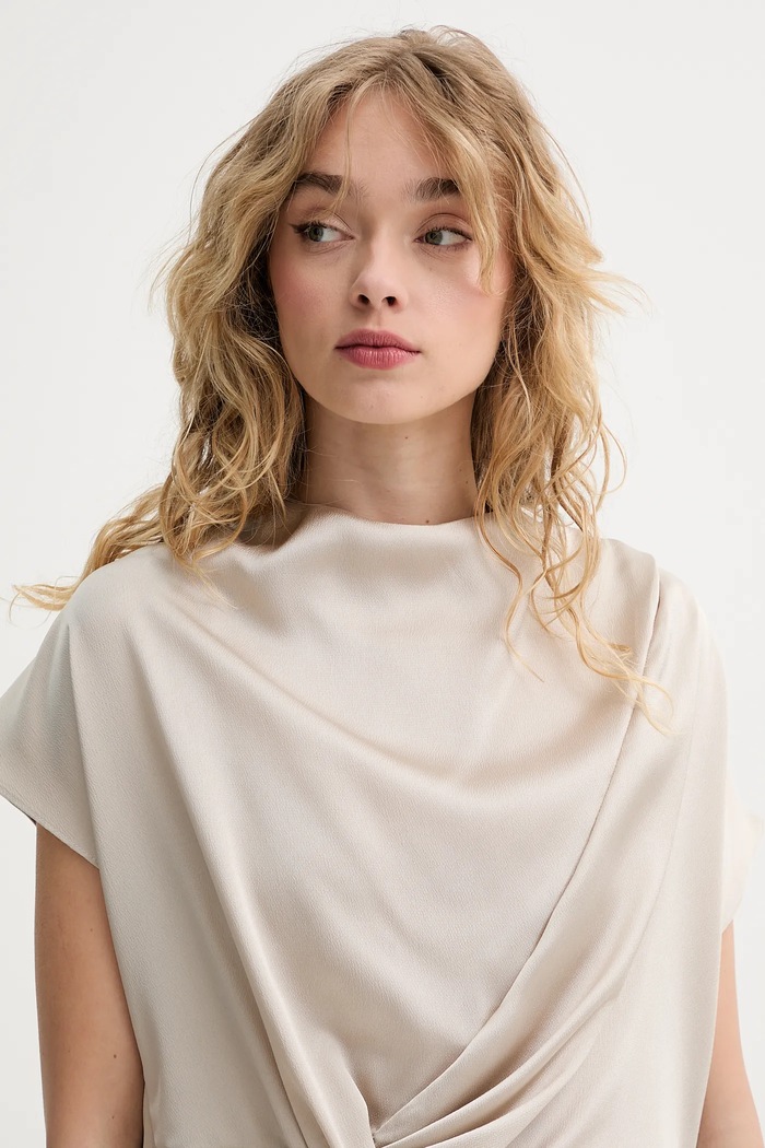 Bruuns Bazaar camicetta beige BBW4427