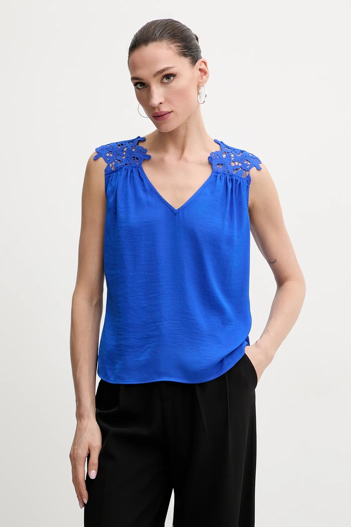 Bluza Morgan OJOIE casual plava OJOIE