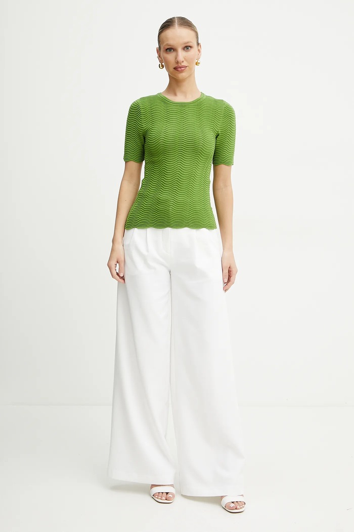 Morgan pulover MCARA MCARA verde AW25
