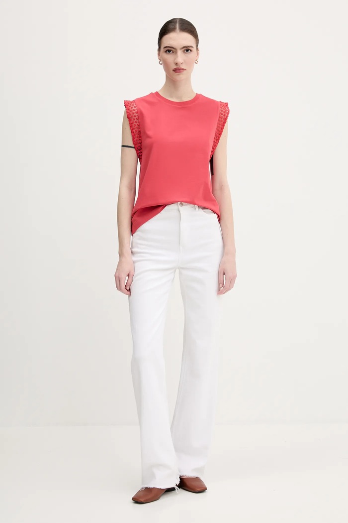 Top United Colors of Benetton 3IFVD10AC růžová SS25