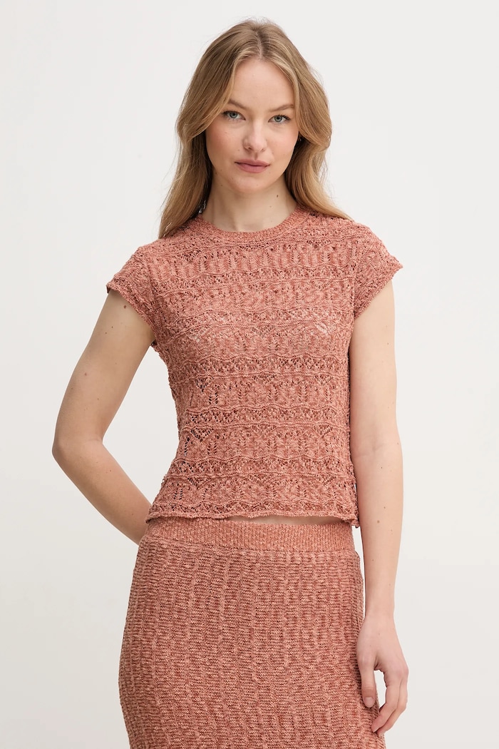 Pulover Hoss Intropia Tanka oranžna 6389958