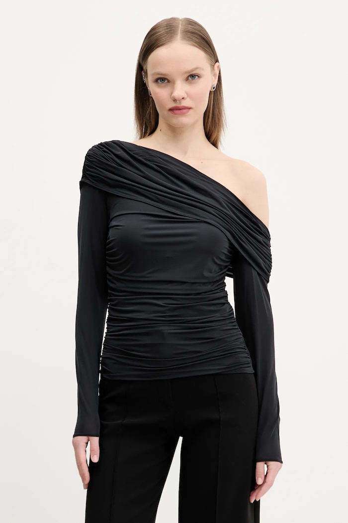 Blúzka Abercrombie & Fitch slim čierna KI139.5204.900