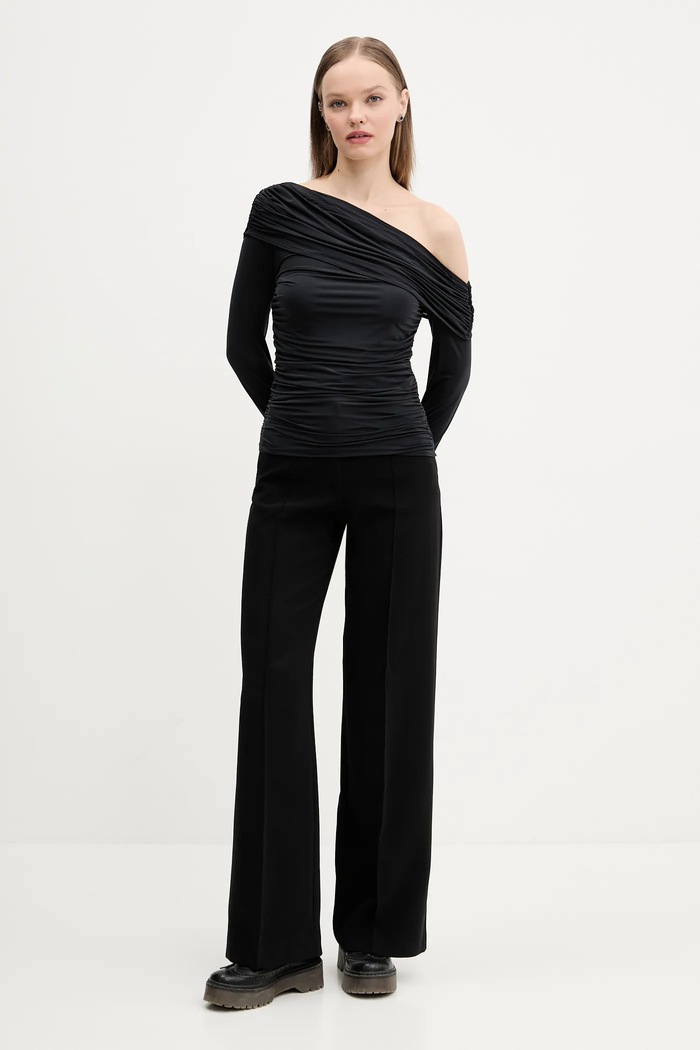 Blúzka Abercrombie & Fitch KI139.5204.900 čierna SS25