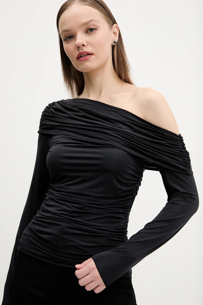 Blúzka Abercrombie & Fitch čierna KI139.5204.900
