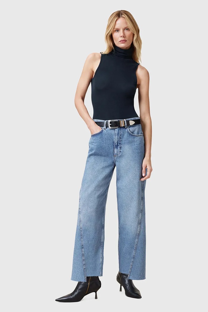 AllSaints Top BEC ROLL W004JC