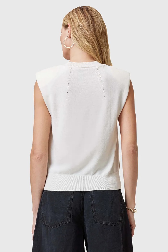 Ρούχα Μάλλινο τοπ AllSaints KAYLA W016KC λευκό