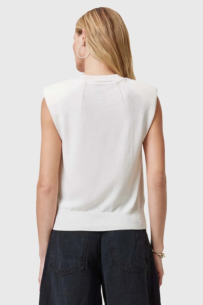 Ρούχα Μάλλινο τοπ AllSaints KAYLA W016KC λευκό